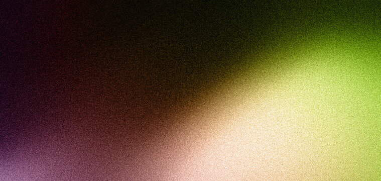 Grainy gradient background, psychedelic glowing light beam, purple yellow green grain texture gradient, vibrant social media poster or event flyer design
