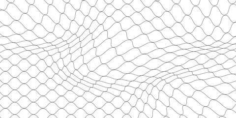 Mesh texture for fishing nets. Seamless pattern for sportswear or soccer goal, volleyball net, basketball hoop, hockey, athletics. Abstract net background for sports vector illustration © isma