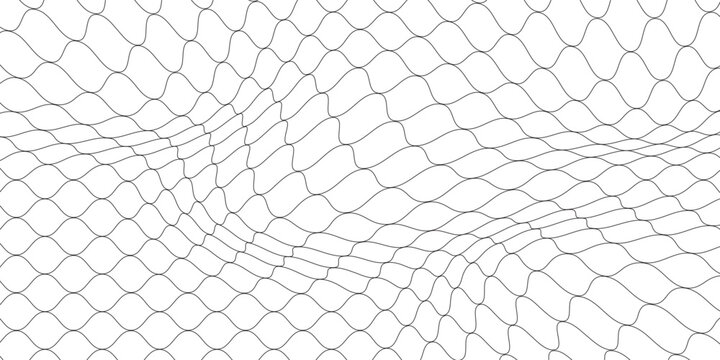 Mesh texture for fishing nets. Seamless pattern for sportswear or soccer goal, volleyball net, basketball hoop, hockey, athletics. Abstract net background for sports vector illustration