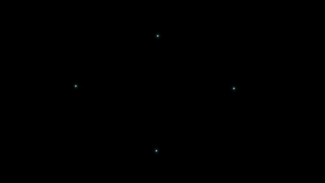 Twinkling stars blinking animation on a black screen  background  .                   doodles style stars blinking, , doodles style stars Blinking retro vector stars,4K animation video.