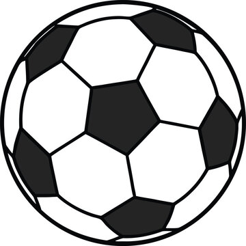 Soccer Ball Silhouette Icon. Classic Soccer Ball Black Silhouette. Football Ball Silhouette Illustration. Soccer Ball Shape Collection. Soccer Ball Solid Icon Design. Minimal Soccer Ball Silhouette