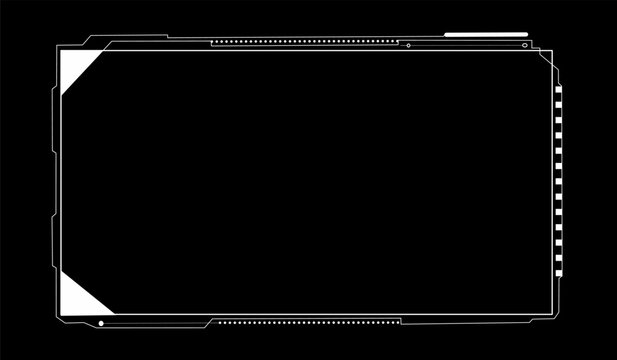 Advanced SciFi Interface Panel Frame