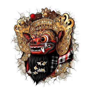 Balinese Barong Ket mask