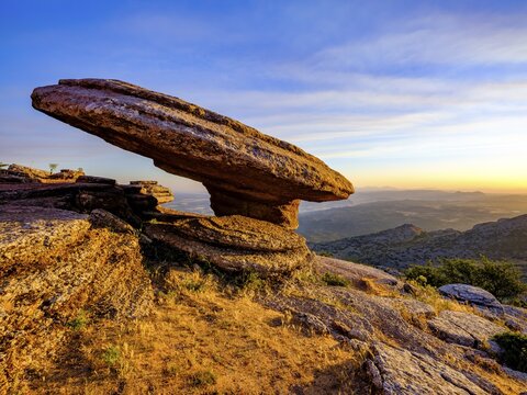 Sombrerillo limestone rock formations, El Torcal nature reserve, Torcal de Antequera, Malaga province, Andalusia, Spain