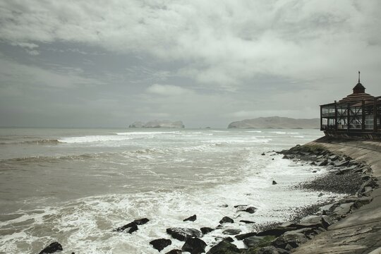 View of the Maelc&oacute;n de La Punta, La Punta, Callao, Peru