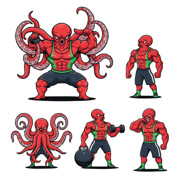 Octopus superhero comic book characters.