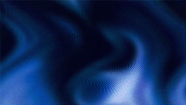 Close up of human eye with digital glitch distortion in dark futuristic cyber style