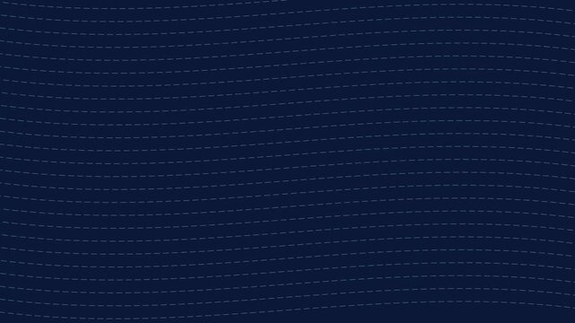 Abstract dark blue animation 4k background, with moving horizontal, dashed lines for, modern digital and, tech presentations
