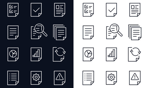 Document & File Management Vector Icons