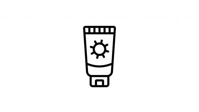 sunscreen animation icon