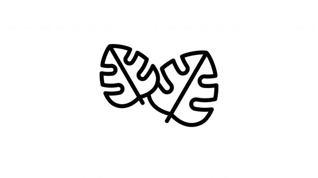 monstera animation icon