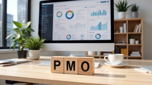 Project Management Office administrative governance framework facilitating standardized project tracking and centralized oversight for large-scale enterprise resource planning initiatives