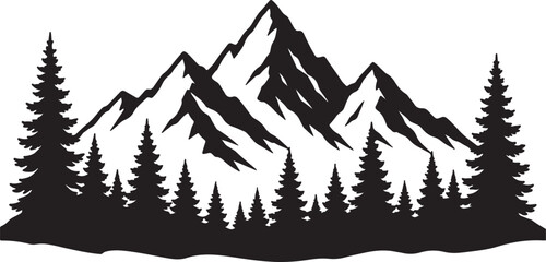 mountain silhouette © Lutfor
