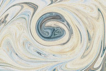 Fototapeta premium Abstract White and Blue Marble Swirl Texture with Minimal Fluid Background