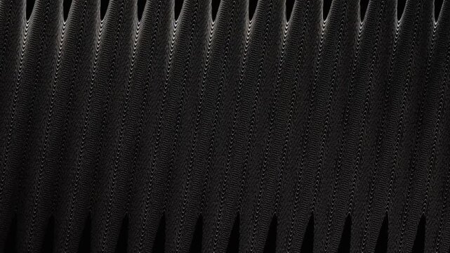 Close-up of black fabric with raised texture details