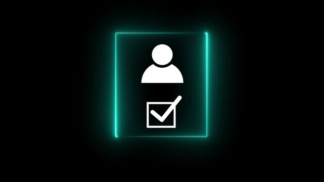 Know your customer (KYC) concept. Businessman use laptop with identity verification symbol for Increase financial security and access personal financial data. Biometrics security.4k video
