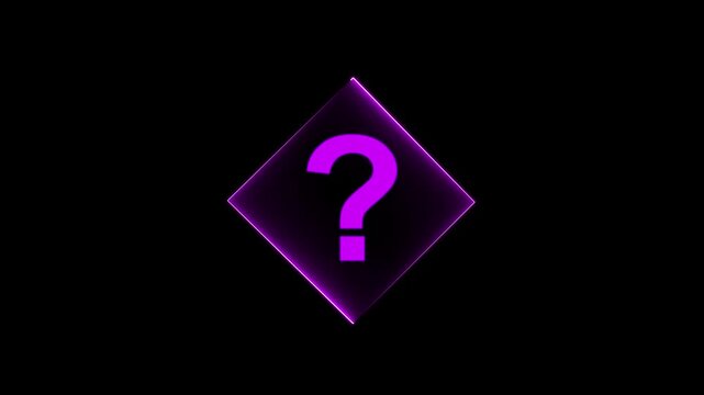 International ask a question day concept, man holding question mark icon, ask questions and find answers. question mark, Answer, Q and A, Communication and Brainstorming .4k video