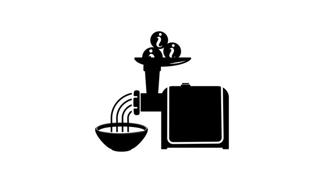 Data Scientist, black isolated vector silhouette