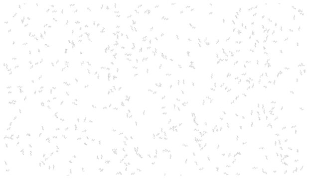 Abstract minimalist snowflake pattern design
