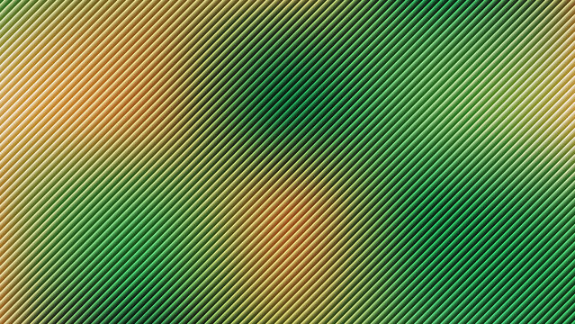 Abstract background featuring diagonal parallel lines in shades of green and gold, creating a dynamic modern pattern for professional graphic design projects.
