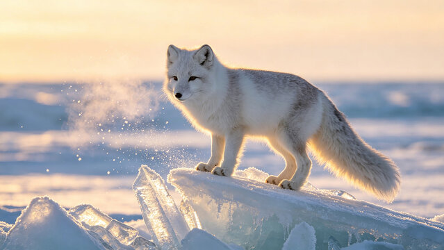 arctic fox vulpes