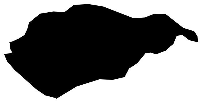 A contour map of Glodeni. Moldovan administrative division silhouette