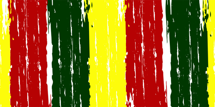 Modern and spectacular reggae music background image design with green, yellow and red colors. eps 10