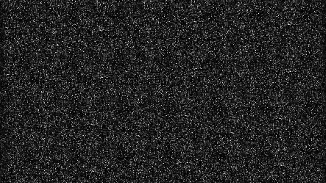 TV snow or noise concept, no signal concept, TV Pulsating rays Looping fractal noise Old Retro T V - Static tv. bad tv signal.
