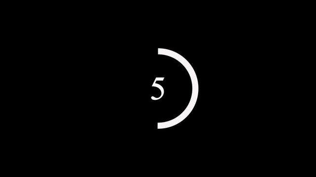 countdown with alpha channel