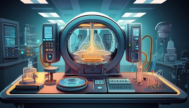 medical clinical touch screen automated nucleic acid extractor generative ai