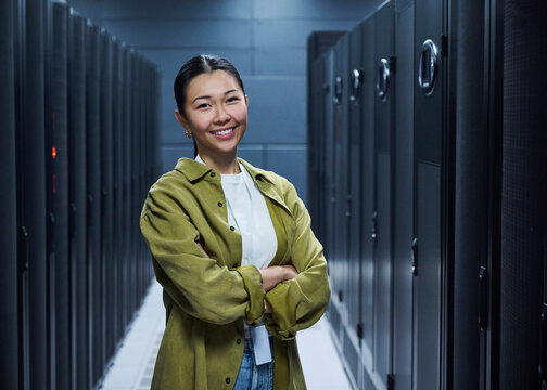 Portrait of Asian Female Technology Professional