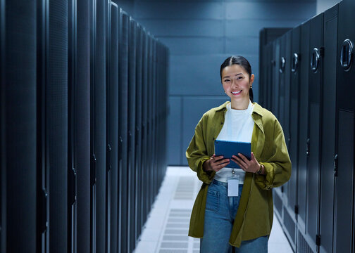 Portrait of Asian Female Technology Professional