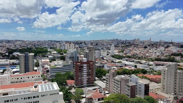 Vista A&eacute;rea dos Bairros Barro Preto e Prado em Belo Horizonte, Minas Gerais, Brasil