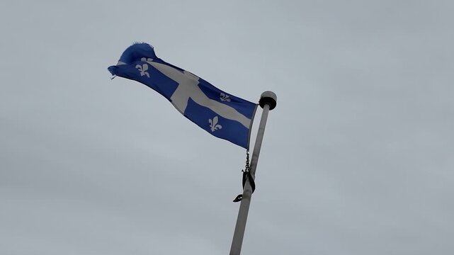 Flags displayed in Alberta Canada