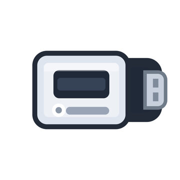 USB Flash Drive Pendrive Vector Icon