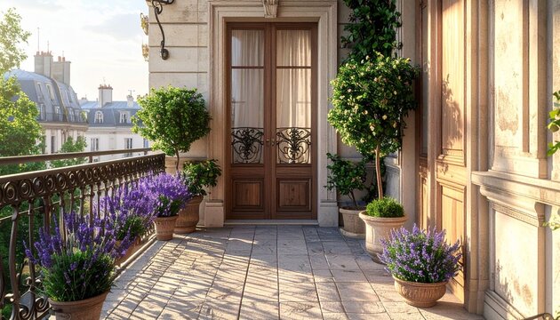 Elegant French Balcony Railing