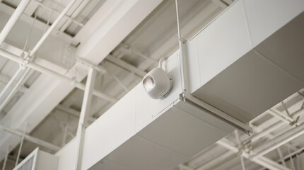 Fototapeta premium Professional commercial image of Thermal sensor mounted on duct showing nice detail excellent