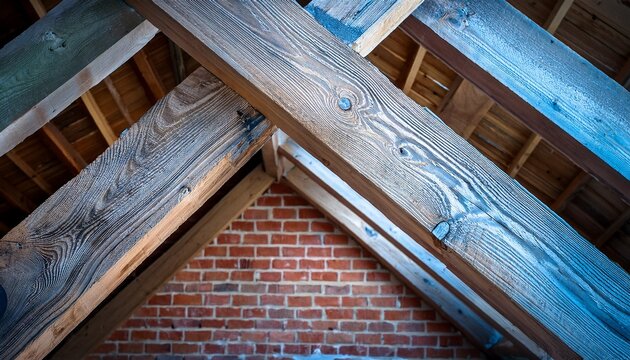 joists exposed wooden joists arranged neatly between brick walls on a site real estate listings architecture portfolios designed for interior renovation comparisons for interiors