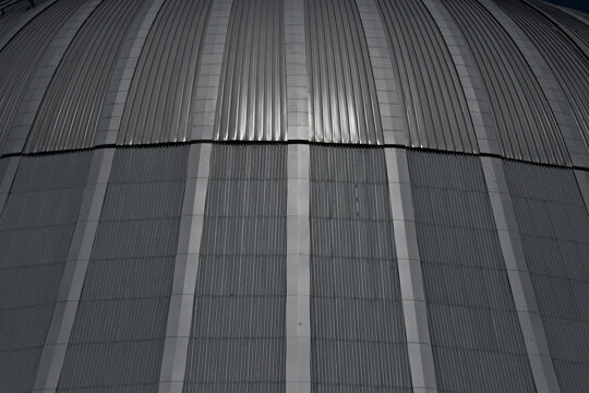 Corrugated metal abstract 