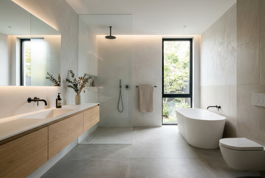Elegant and modern bathroom design
