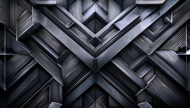 a mesmerizing digital representation of complex geometric shapes repeating endlessly creating an immersive seamless and abstract background texture detailed structure design complexity