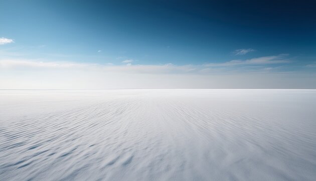 an absolutely pristine unbroken white field suggesting infinite space perfect for backgrounds minimal design or extensive copy space utilization nothing vast seamless