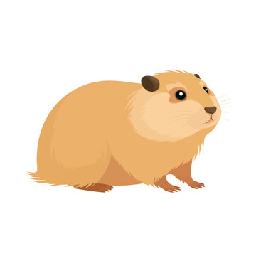 Lemming &mdash; flat 2D vector artwork created in a clean, modern, and minimal style on white background.
