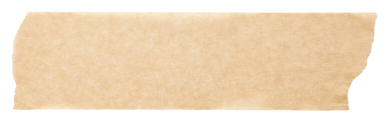 Naklejka premium Piece of masking tape on transparent background, png