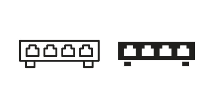 Network switch icon