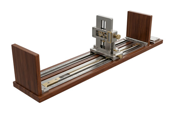High-Detail 3D Render of a Scientific Osteometric Measuring Board on Isolated White Background