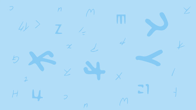 Seamless Japanese Hiragana Katakana Alphabet Abstract Background Pattern Vector
