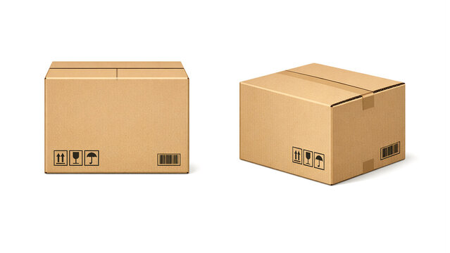 Boxes for shipping packages.