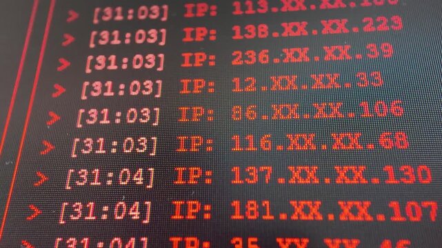 Cyber Threat Intelligence: Real-time IP Address Logging on Security Dashboard
