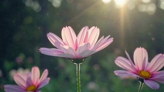 cosmic flowers, sparkling cosmic fowers, cosmic graden, Abstract cosmic background for meditations grading, cosmic relaxing video, calming nature videos, asmr, youtube, stock videos